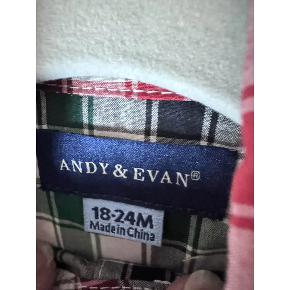 Andy & Evan 3 Piece Sweater Vest Set 18-24M NWT